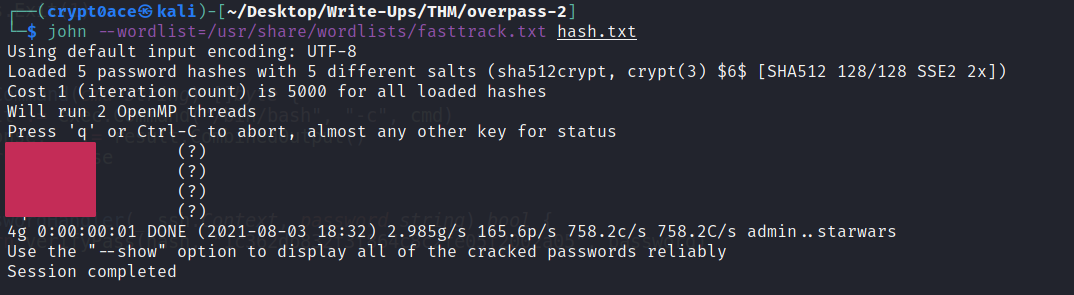 Hashes